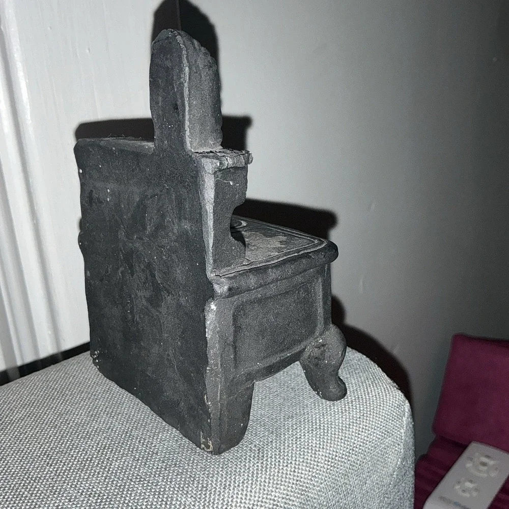 Dollhouse Miniature Kitchen Stove Oven Black Scale Vintage Victorian 1800s Style
